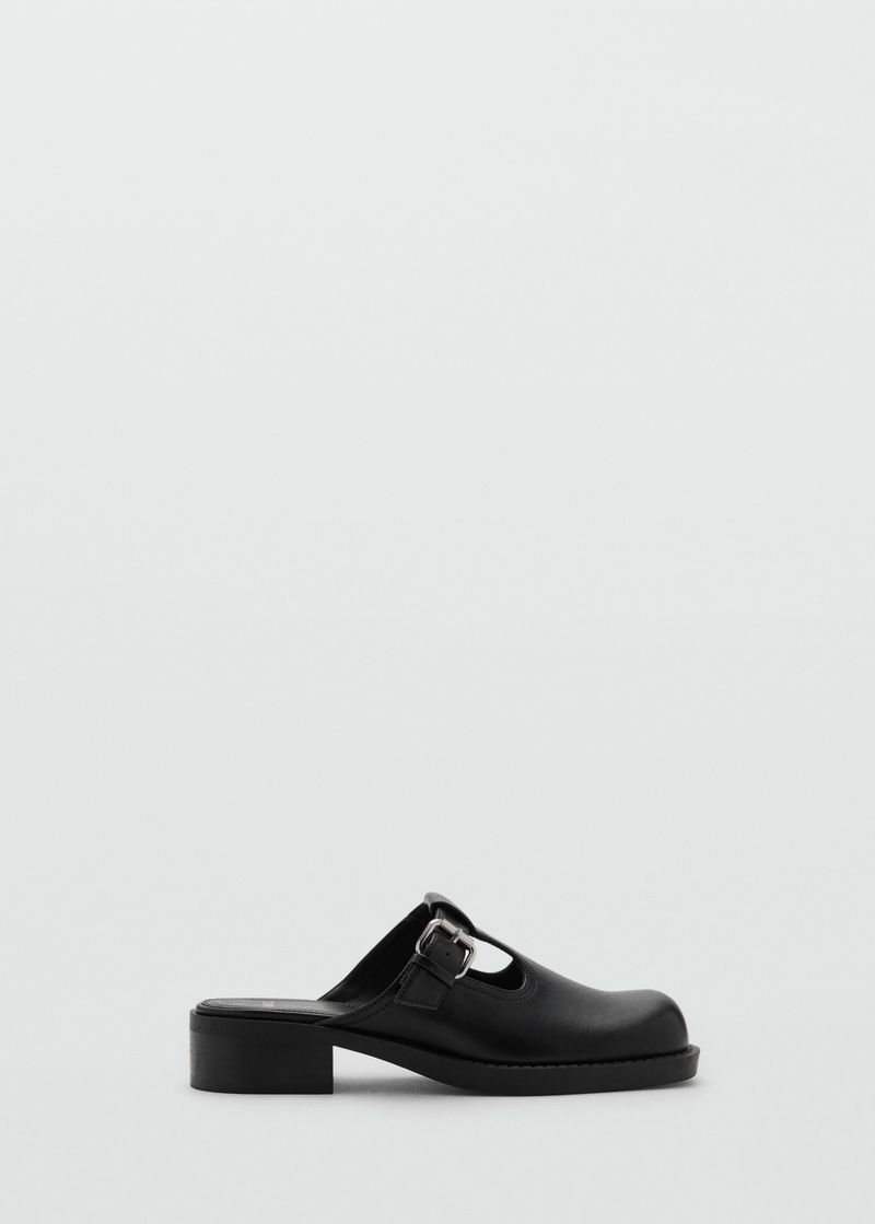 MANGO Mule-Style Clogs With Buckle