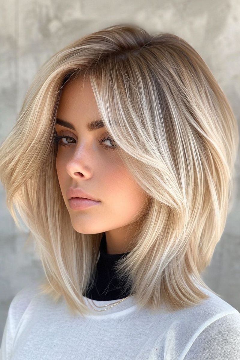 Chic Beige Bob