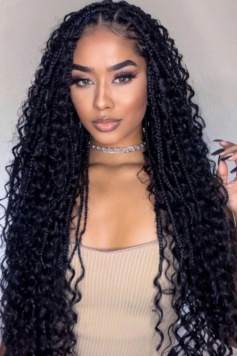 Bohemian Box Braids