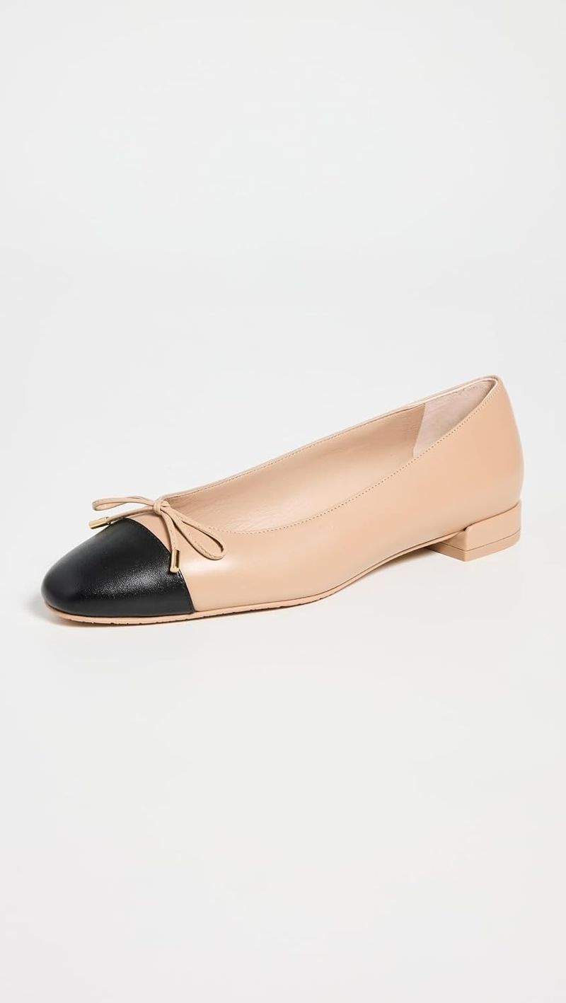 Stuart Weitzman Slip On Patent Cap Flats