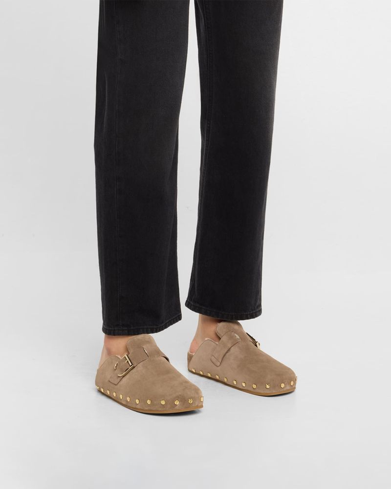 Veronica Beard Fern-2 Suede Mules