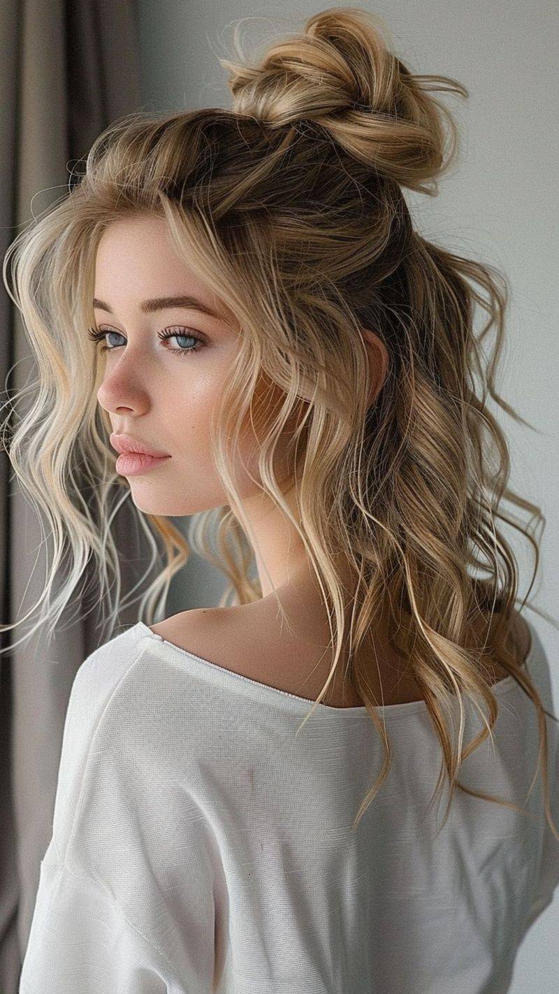 Half-Up Top Knot