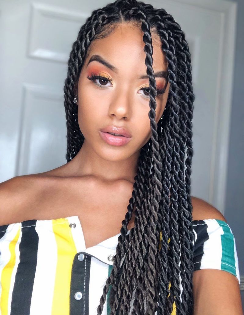 Twist Braids Hairstyle