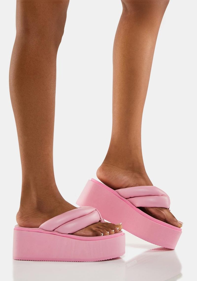 Steve Madden Billion Platform Thong Sandal