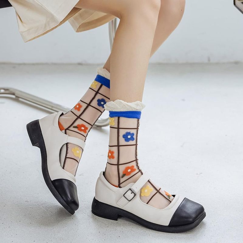 Yomutiur Women's Sheer Socks