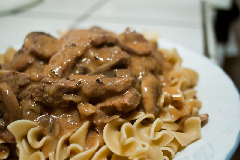 Beef Stroganoff