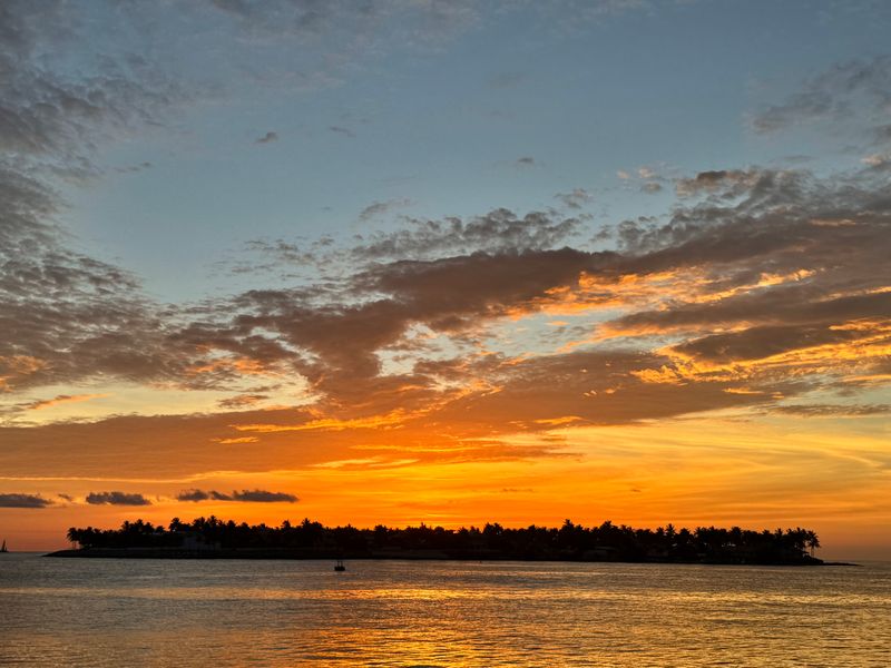 Catch sunset at Mallory Square in Key West