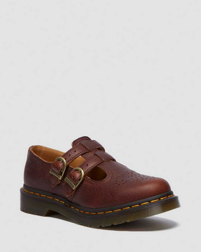 8065 Smooth Leather Mary Jane Shoes