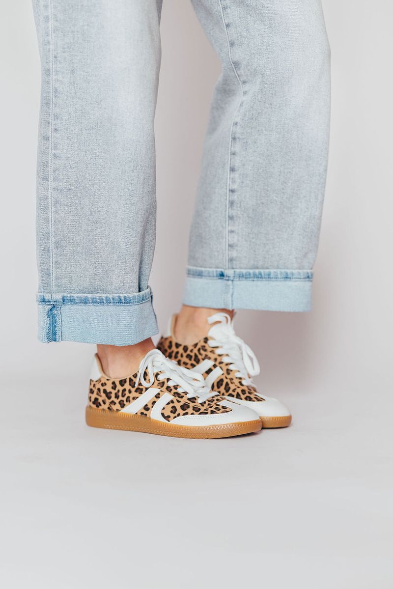 Animal-print sneakers