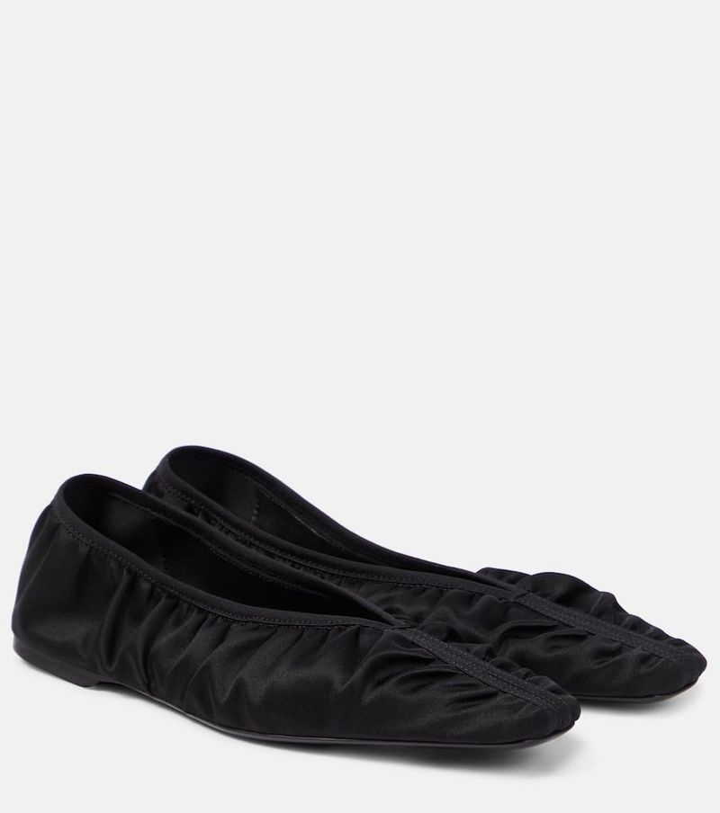 Toteme The Gathered Ballet Flats