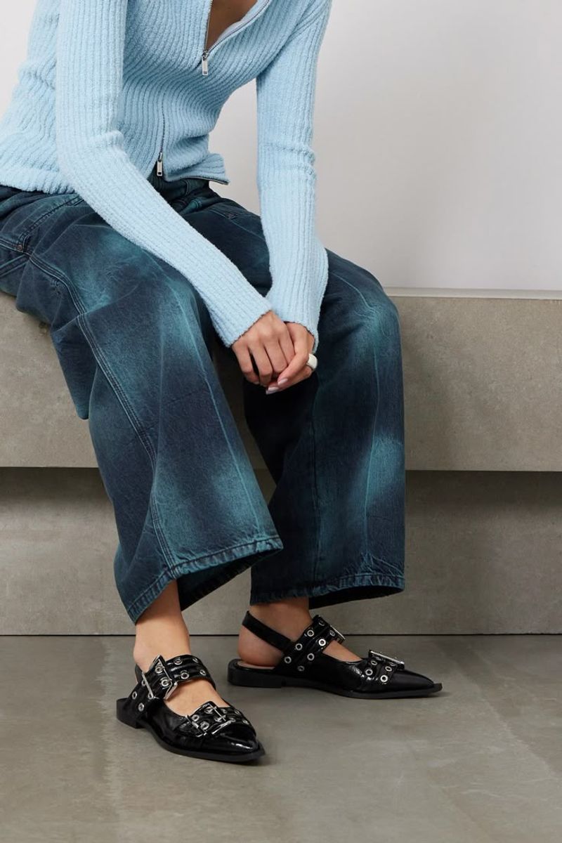 Shoes with Large Buckles or Hardware