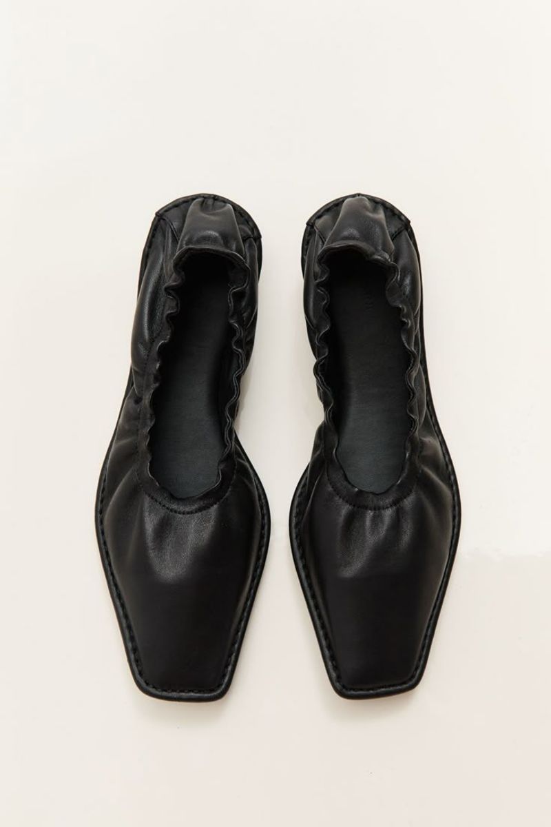 St. Agni Gathered Ballet Flats
