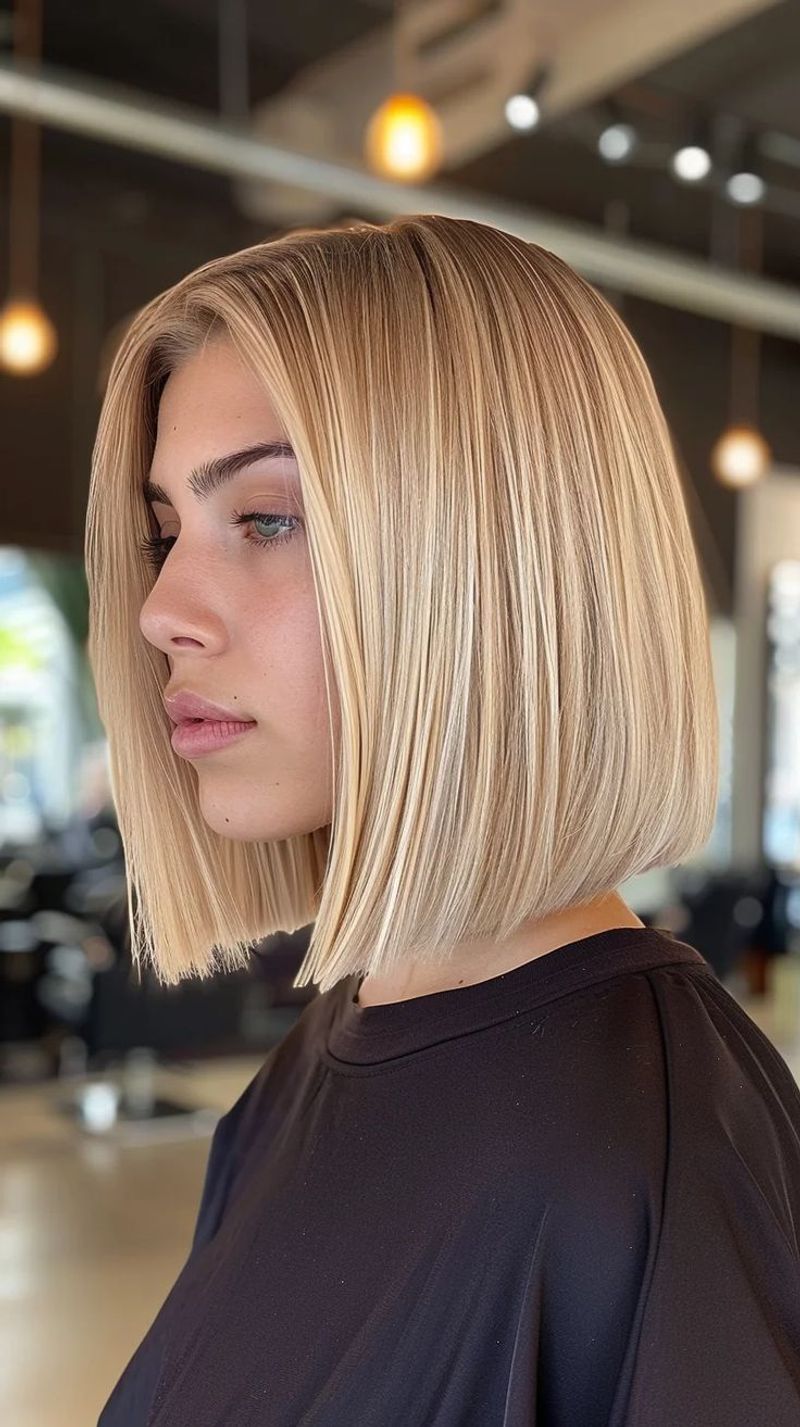 Blunt Bob with a Twist