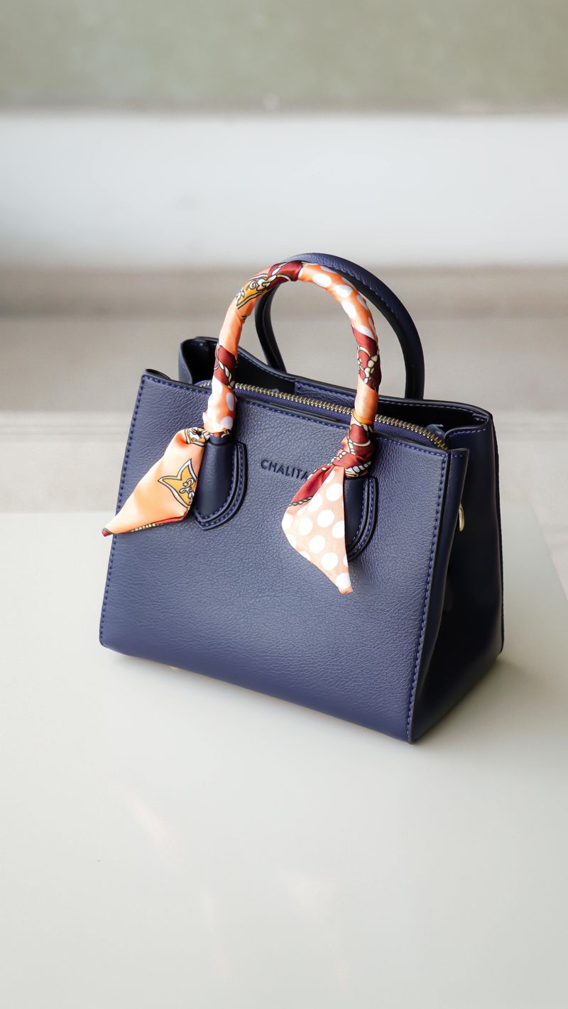 Structured Leather Handbag