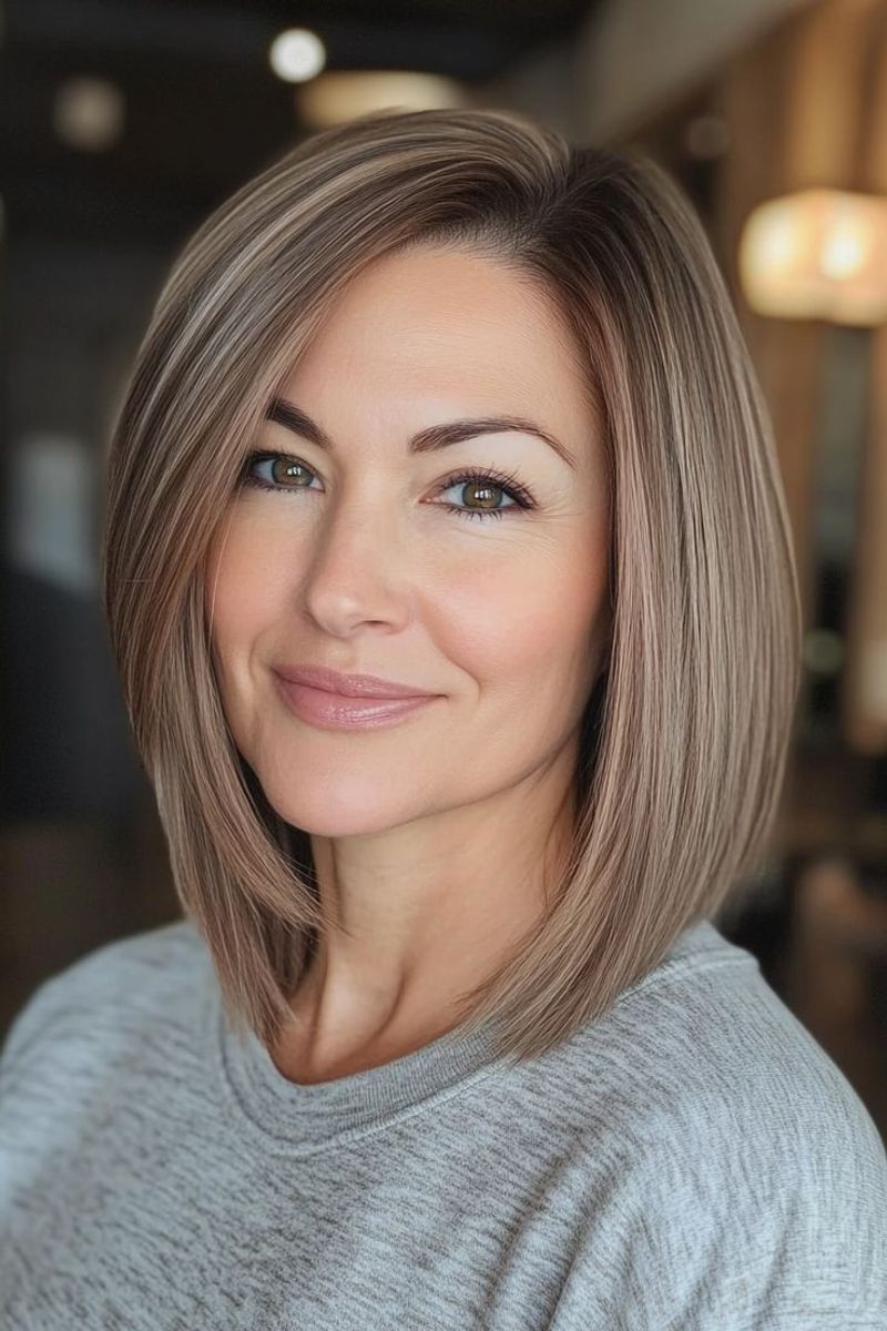 Sleek Long Bob