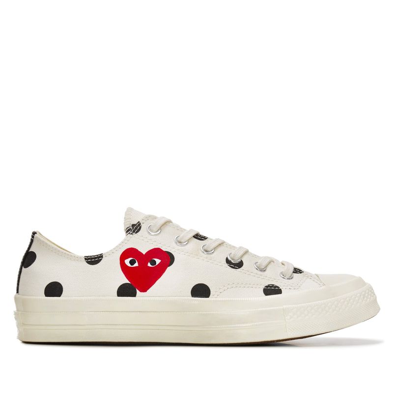 Comme des Garcons Play x Converse Polka Dot Low-Top Sneakers