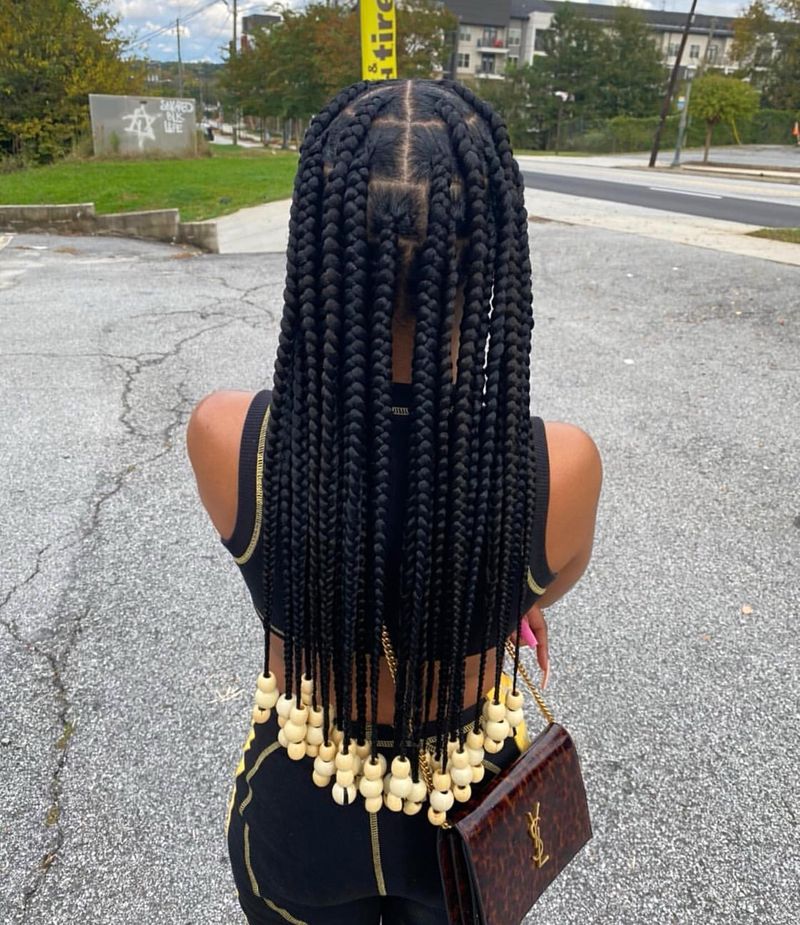 Accessorized Box Braids