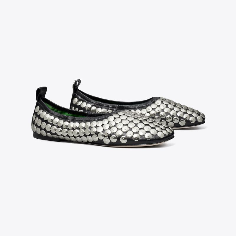 Tory Burch Studded Ballet Flats