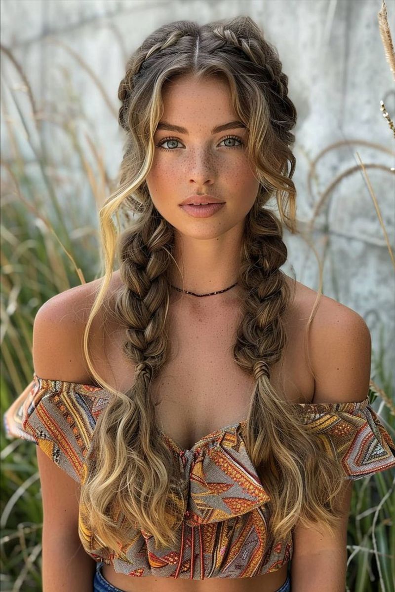 Romantic Boho Braids