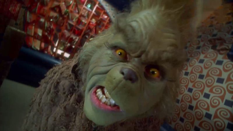 Jim Carrey – How the Grinch Stole Christmas (The Grinch)