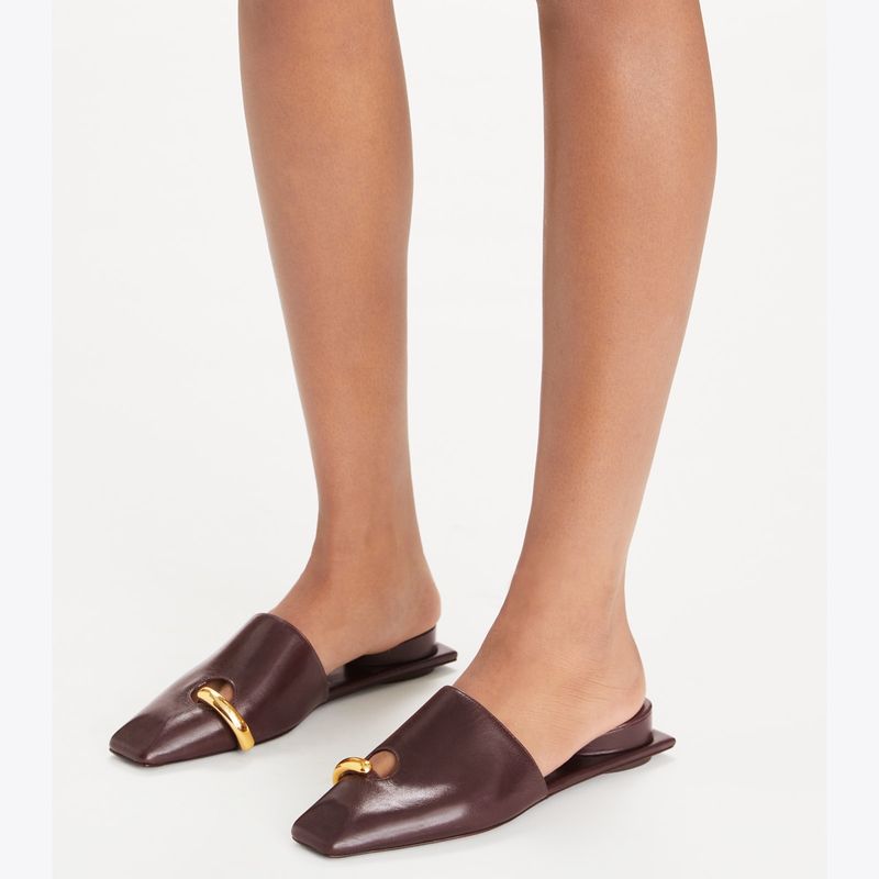 Tory Burch Pierced Mules