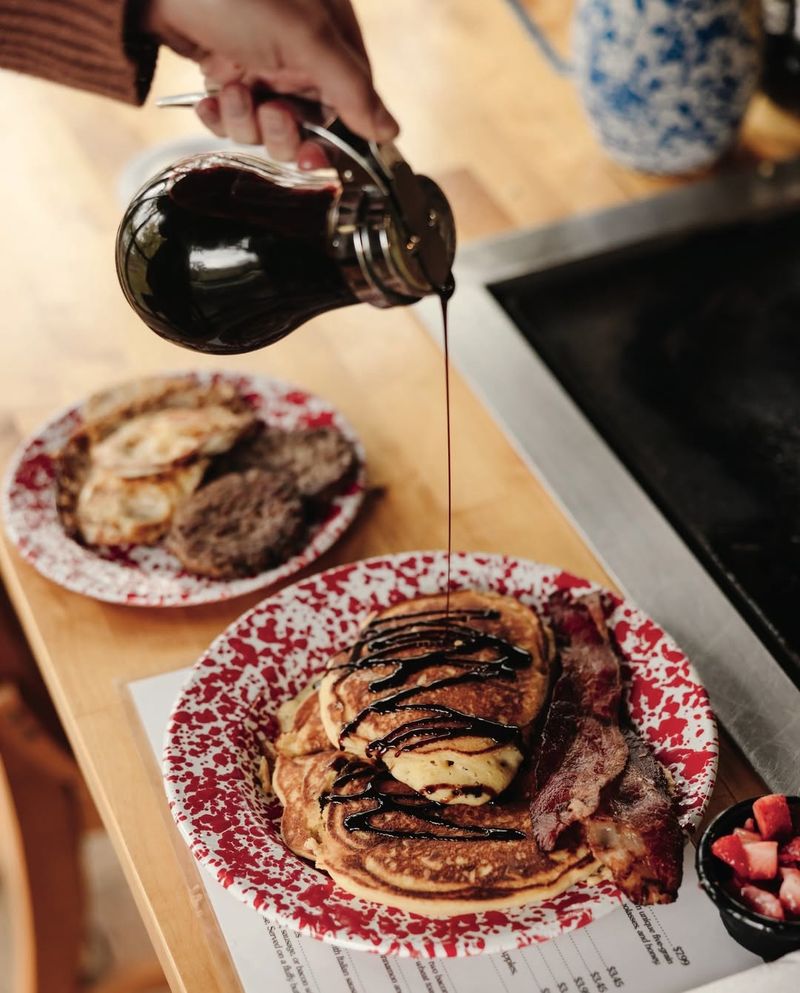 Flip Pancakes at De Leon Springs State Park