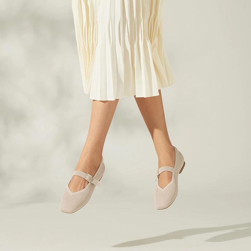 VIVAIA Square-Toe Mary-Jane