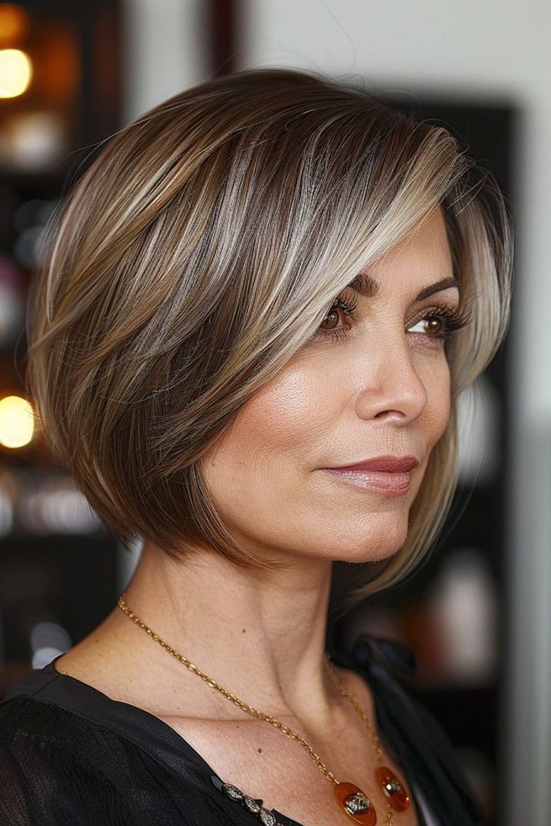 Sophisticated Angled Bob