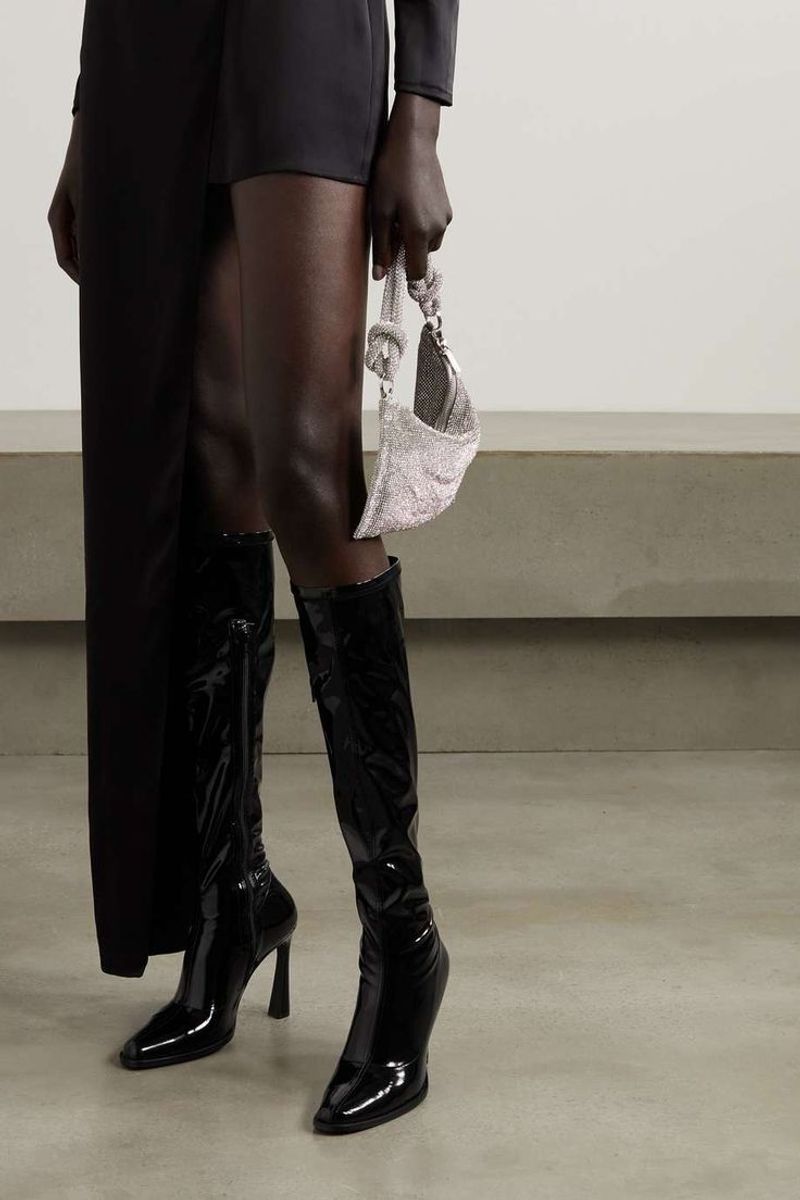 Knee-High Boots with Narrow Calf Fit