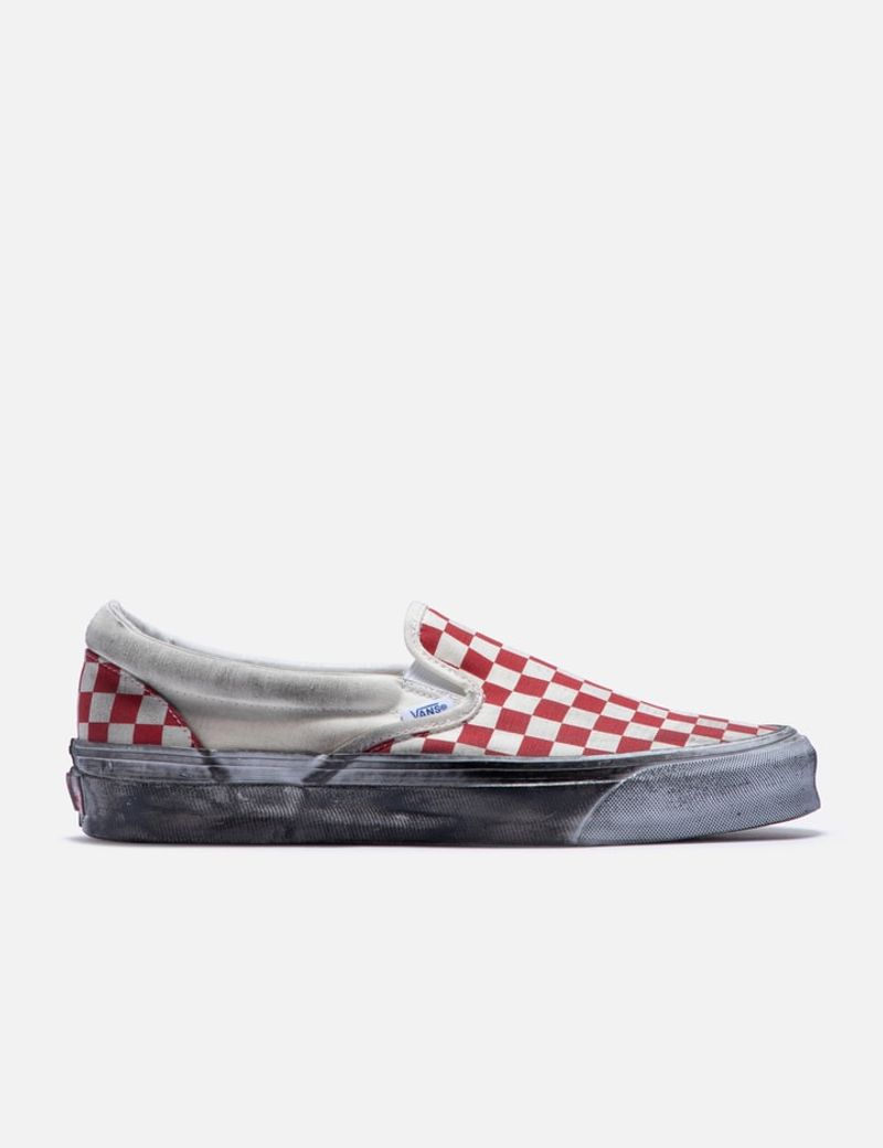Vans Classic Slip-On in Checkerboard (Distressed Edition)