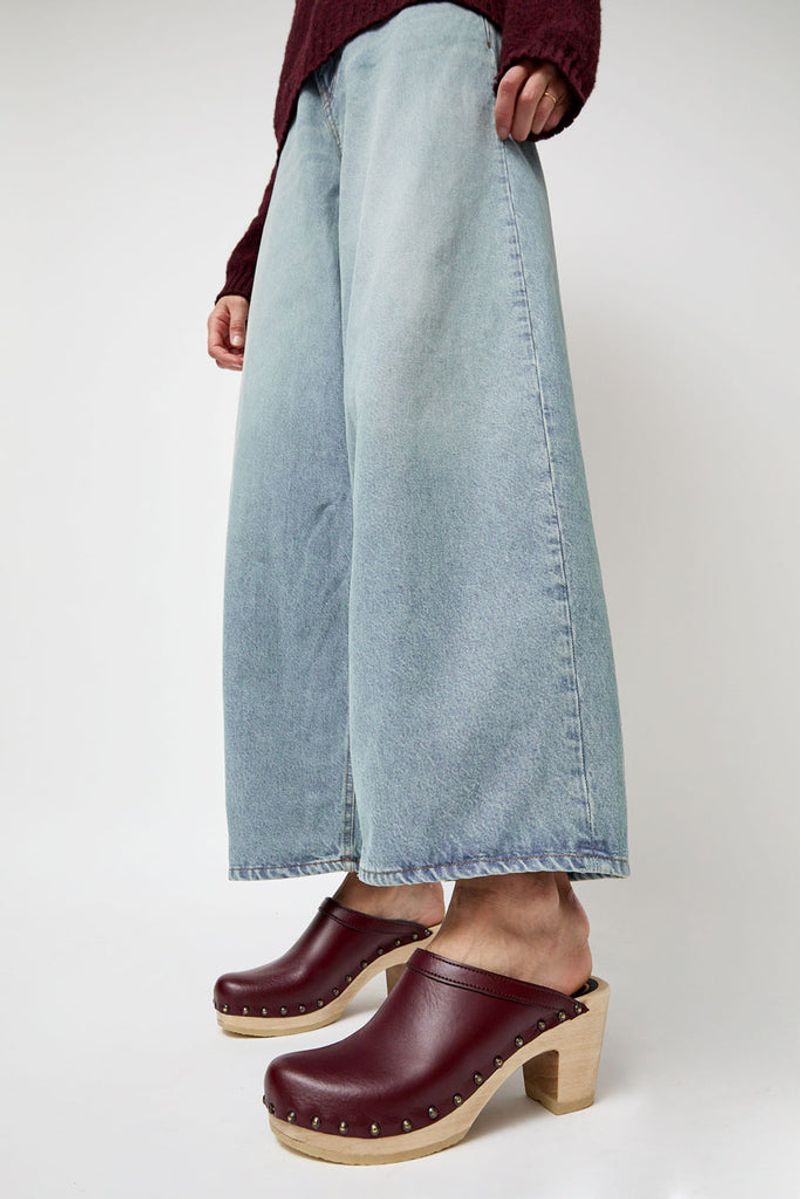 No. 6 Old School Studded Clogs
