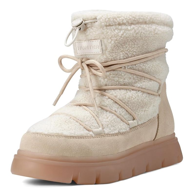 Hunter Water-Resistant Suede Ankle Boots