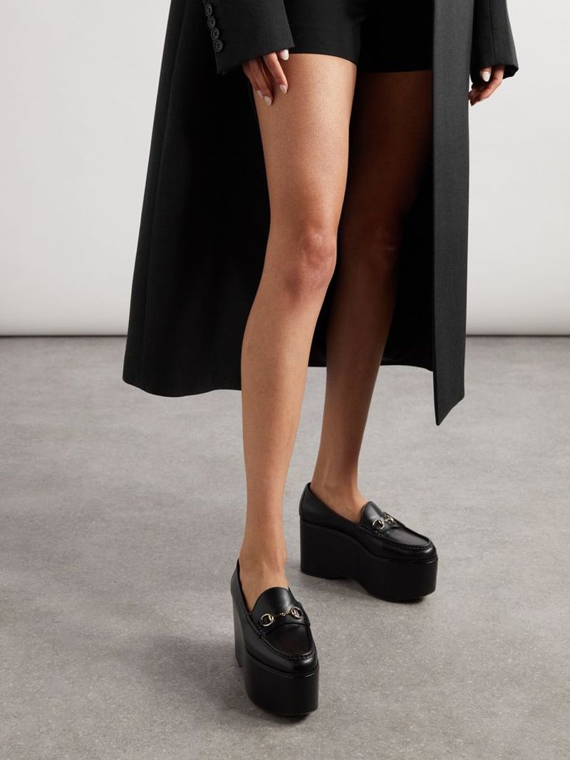 Chunky Loafers with a Platform Sole
