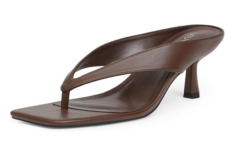 Viugjnex Kitten Heel Flip-Flops