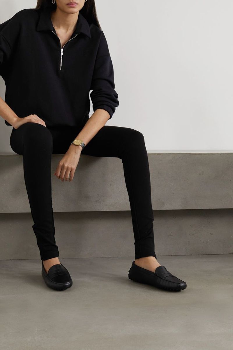 Basic Black Orthopedic Loafers