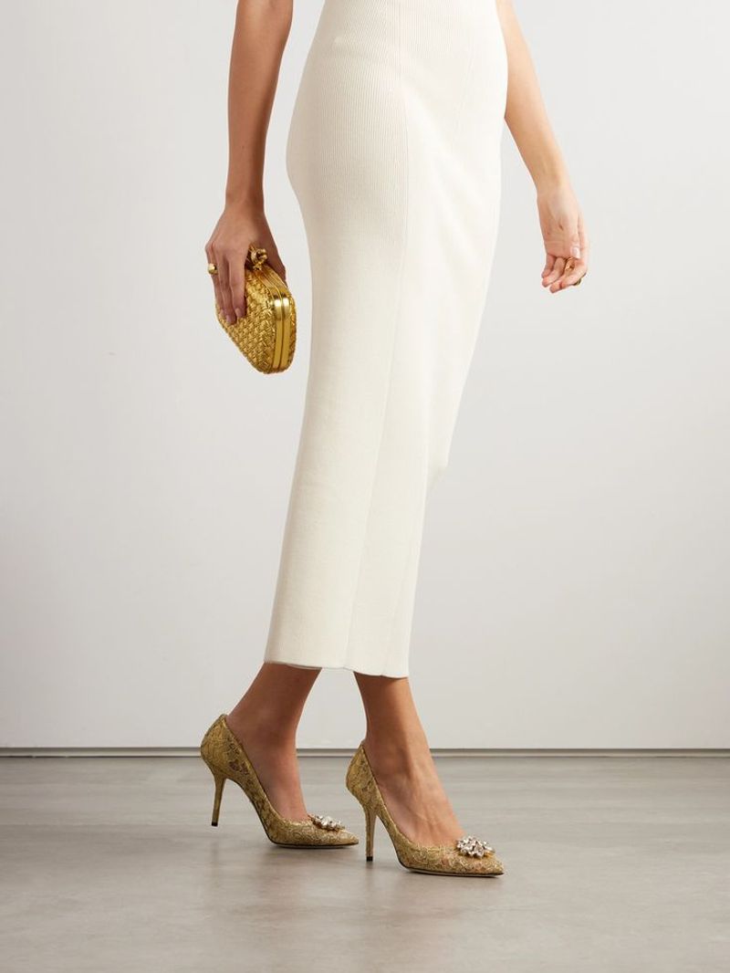 Leo - Dolce & Gabbana Bellucci Crystal Pumps