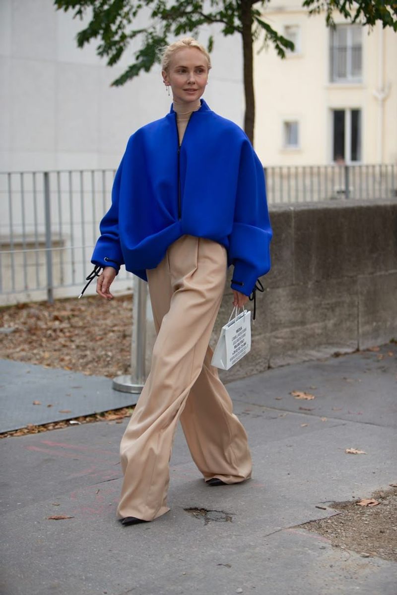 Cobalt Blue + Crisp Beige