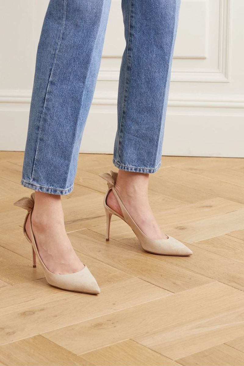 Neutral Slingback Heels