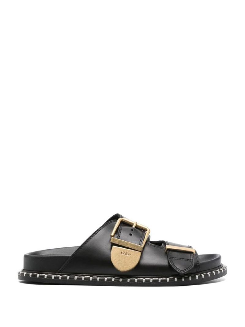 Chloé Buckled Flat Sandal