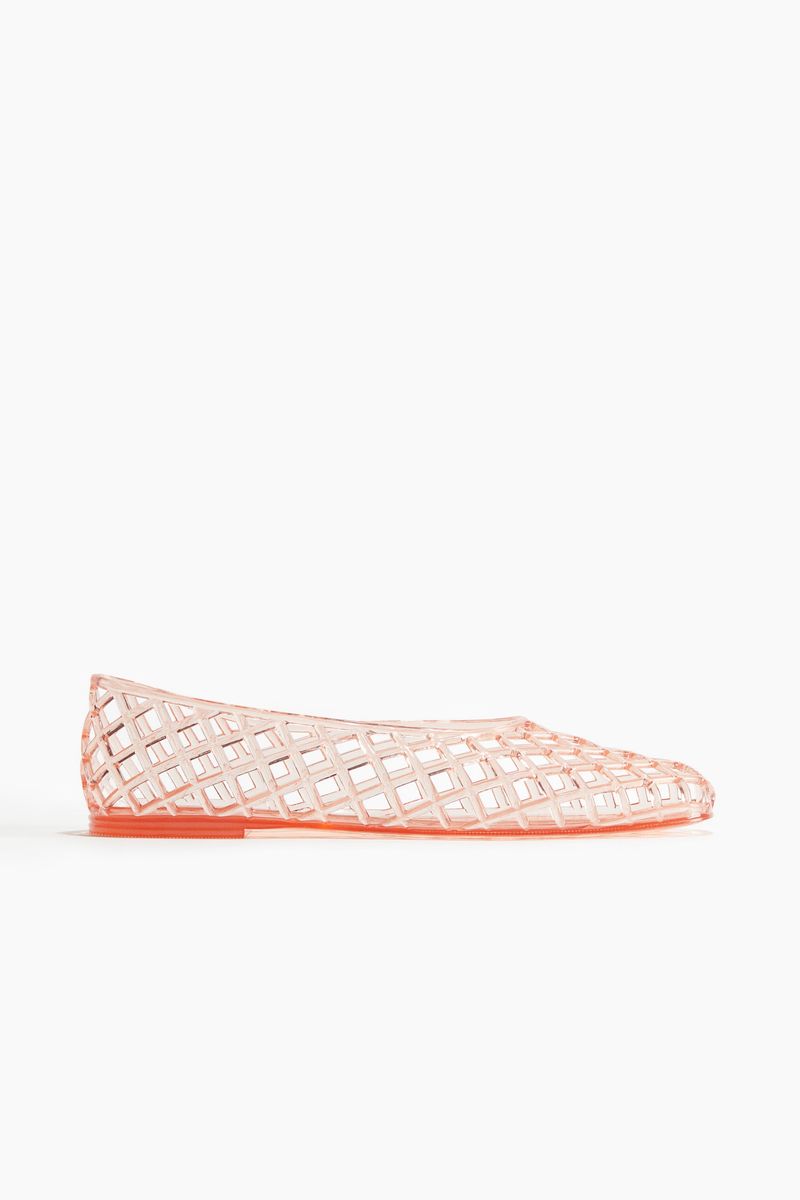 H&M Plastic Mesh Flats