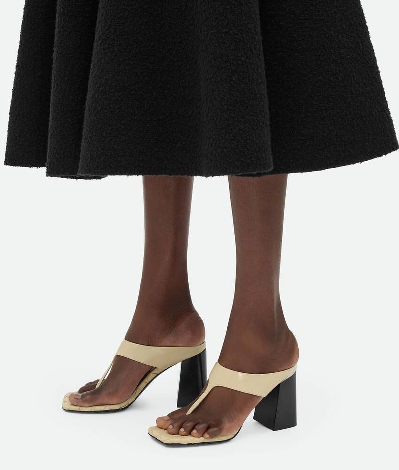 Bottega Veneta Marella Heeled Thongs