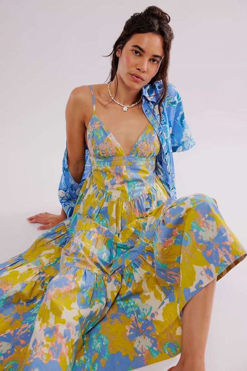 Free People Long Love Midi Dress