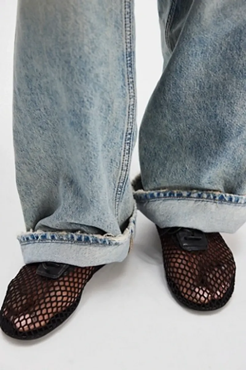 Jeffrey Campbell Wave Catcher Mesh Flats