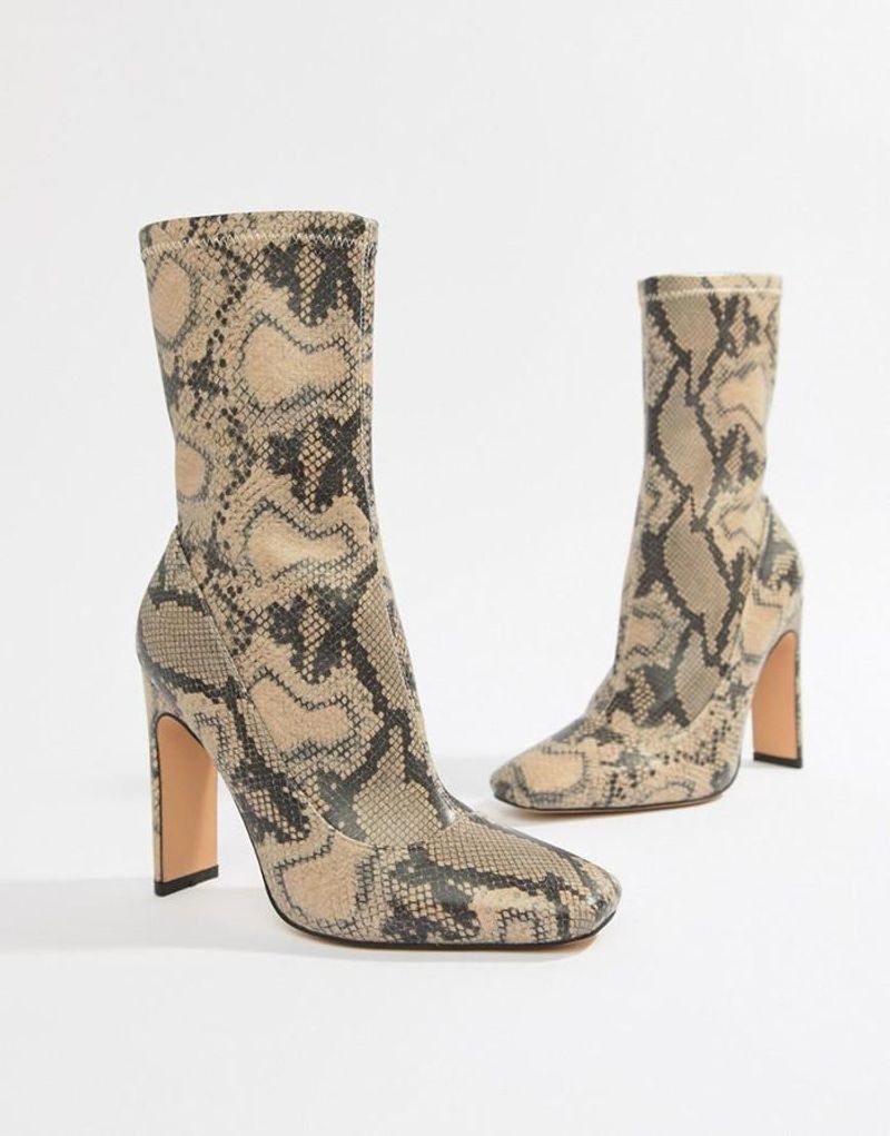 Khaite Python-Effect Booties