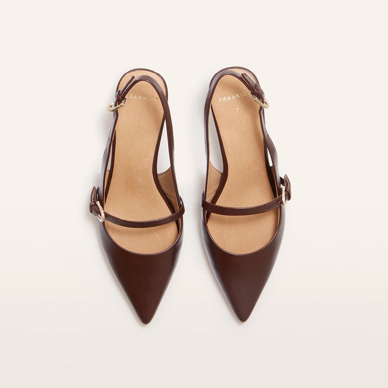 Frankie4 Coco Chestnut Slingbacks