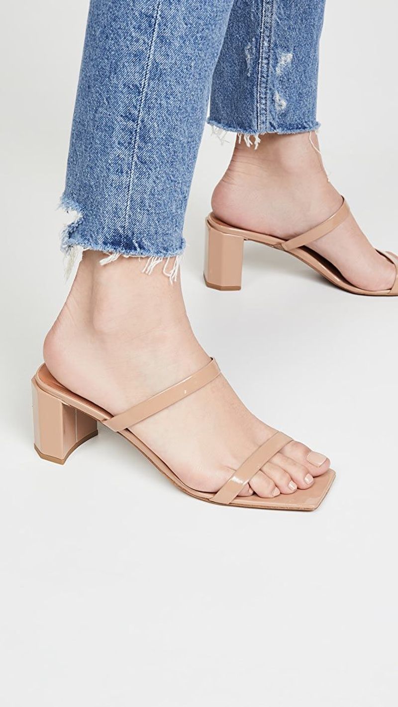 By Far — Tanya Leather Sandals