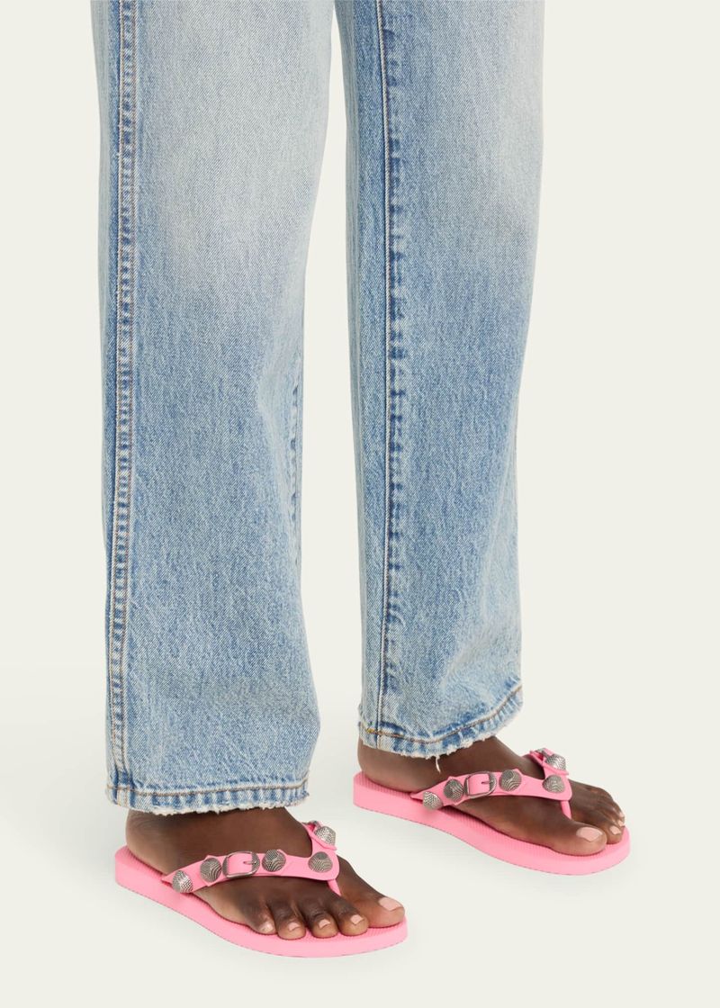 Cagole Studded Flip-Flop