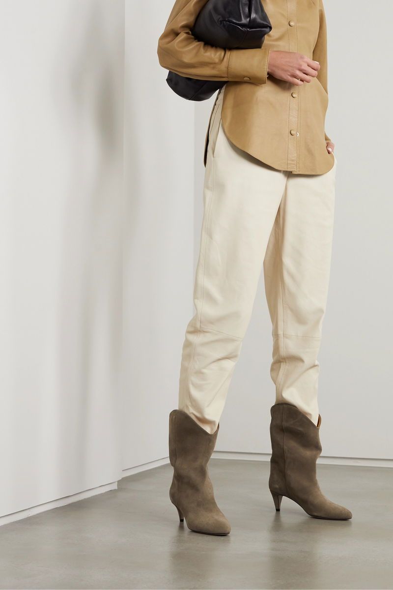 Isabel Marant Dernee Slouchy Suede Boots