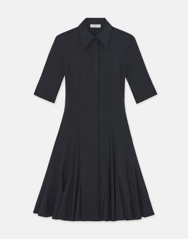 Lafayette 148 New York Stretch Cotton Shirt Dress