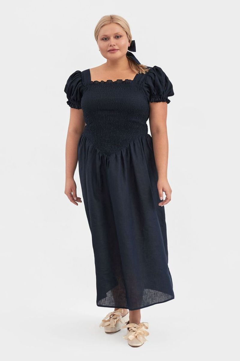 Sleeper – Belle Linen Dress